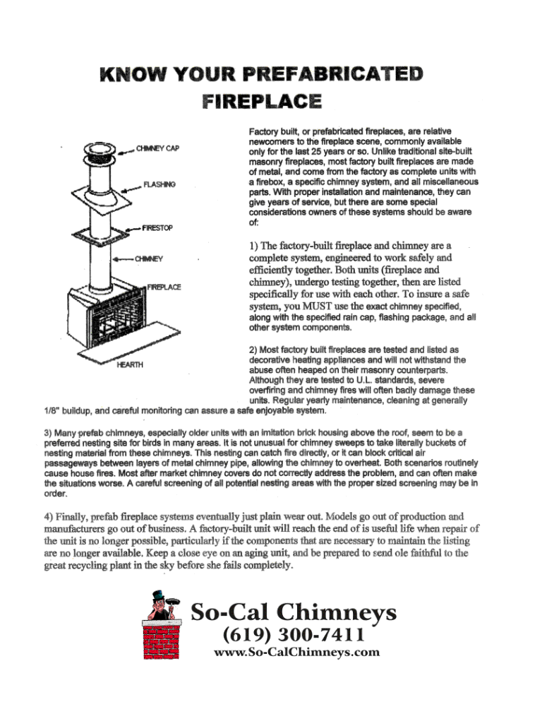Know Your Pre Fabricated Fireplace
